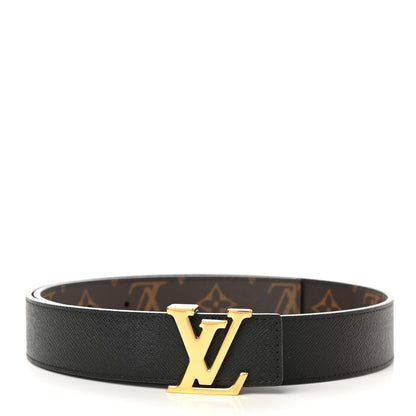 Louis Vuitton Monogram Calfskin 40mm LV Initiales Reversible Belt 97 30 Brown 2 of 5