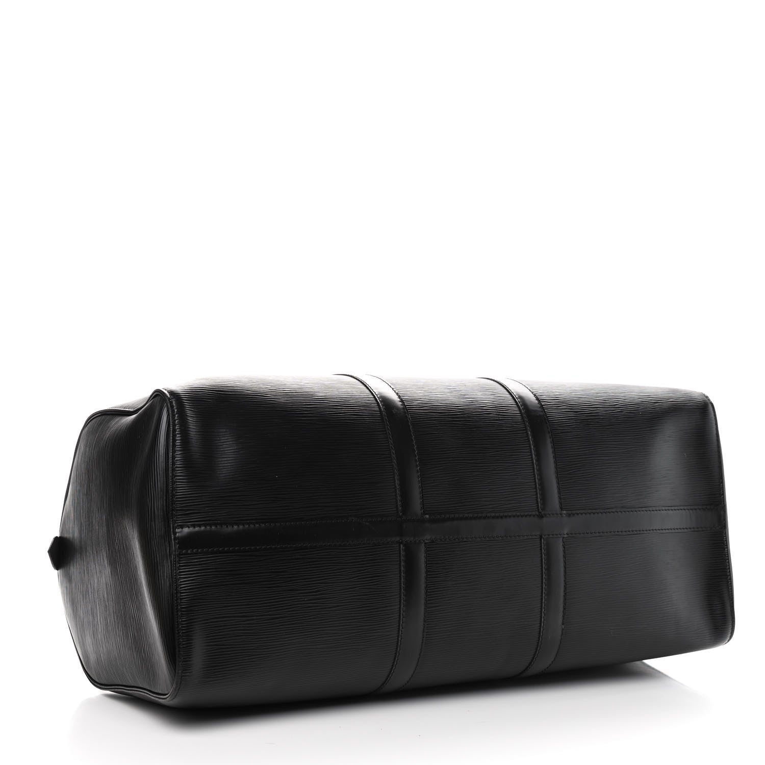 Louis Vuitton Epi Keepall 50 Black 3 of 9