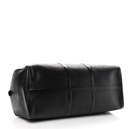 Louis Vuitton Epi Keepall 50 Black 3 of 9