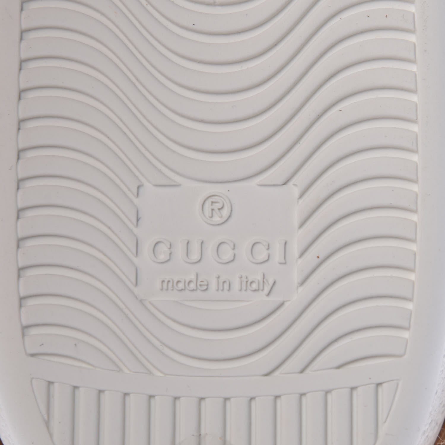 Gucci Calfskin Wool Web Bee Embroidered Womens Ace Sneakers 39 White 6 of 7