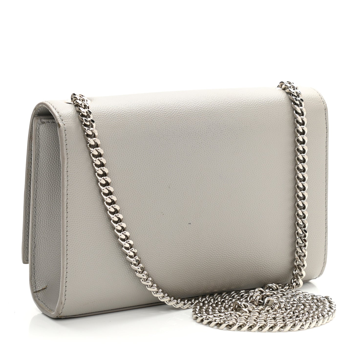 Grain De Poudre Small Monogram Kate Satchel Blanc Vintage