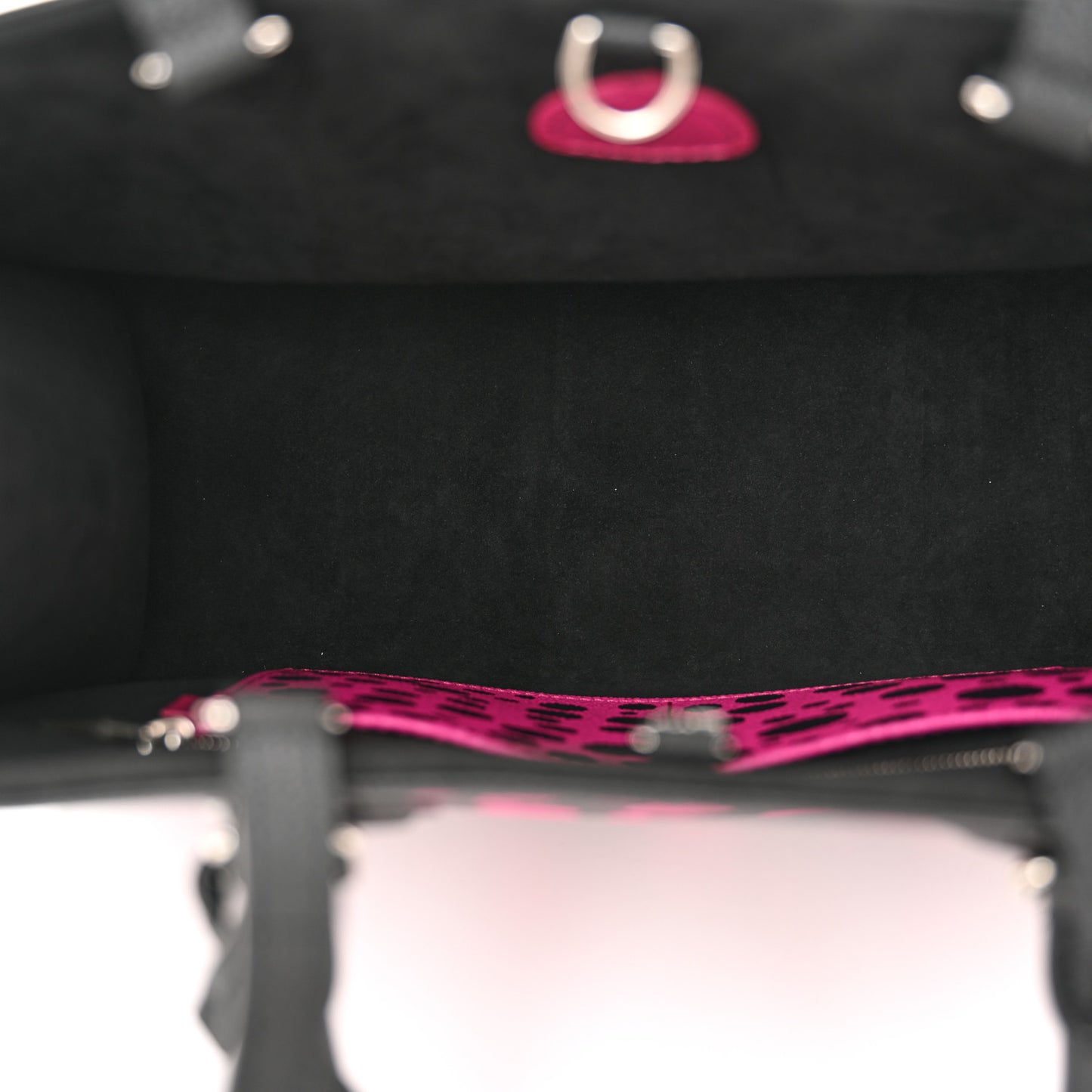 LV X YK Empreinte Monogram Giant Onthego MM Black Fuchsia