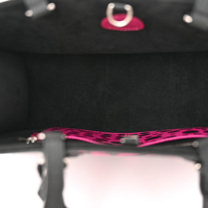 Louis Vuitton LV X YK Empreinte Monogram Giant Onthego MM Black Fuchsia 5 of 9