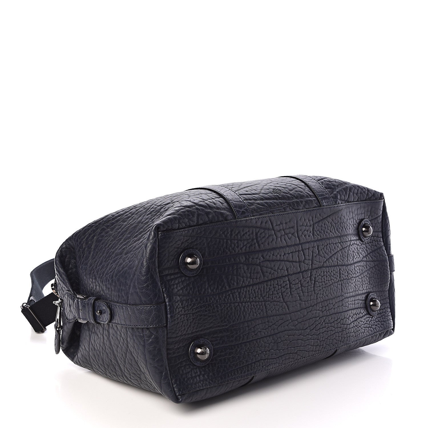 Mulberry Shrunken Calfskin Small Clipper Midnight Blue 4 of 9