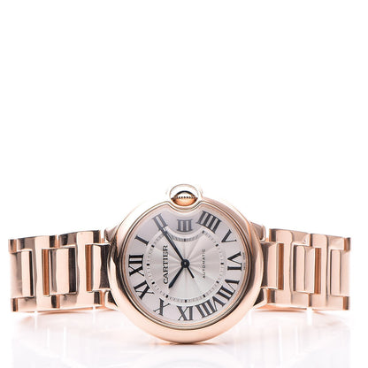 Cartier 18K Pink Gold 36mm Ballon Bleu De Automatic Watch 3 of 9