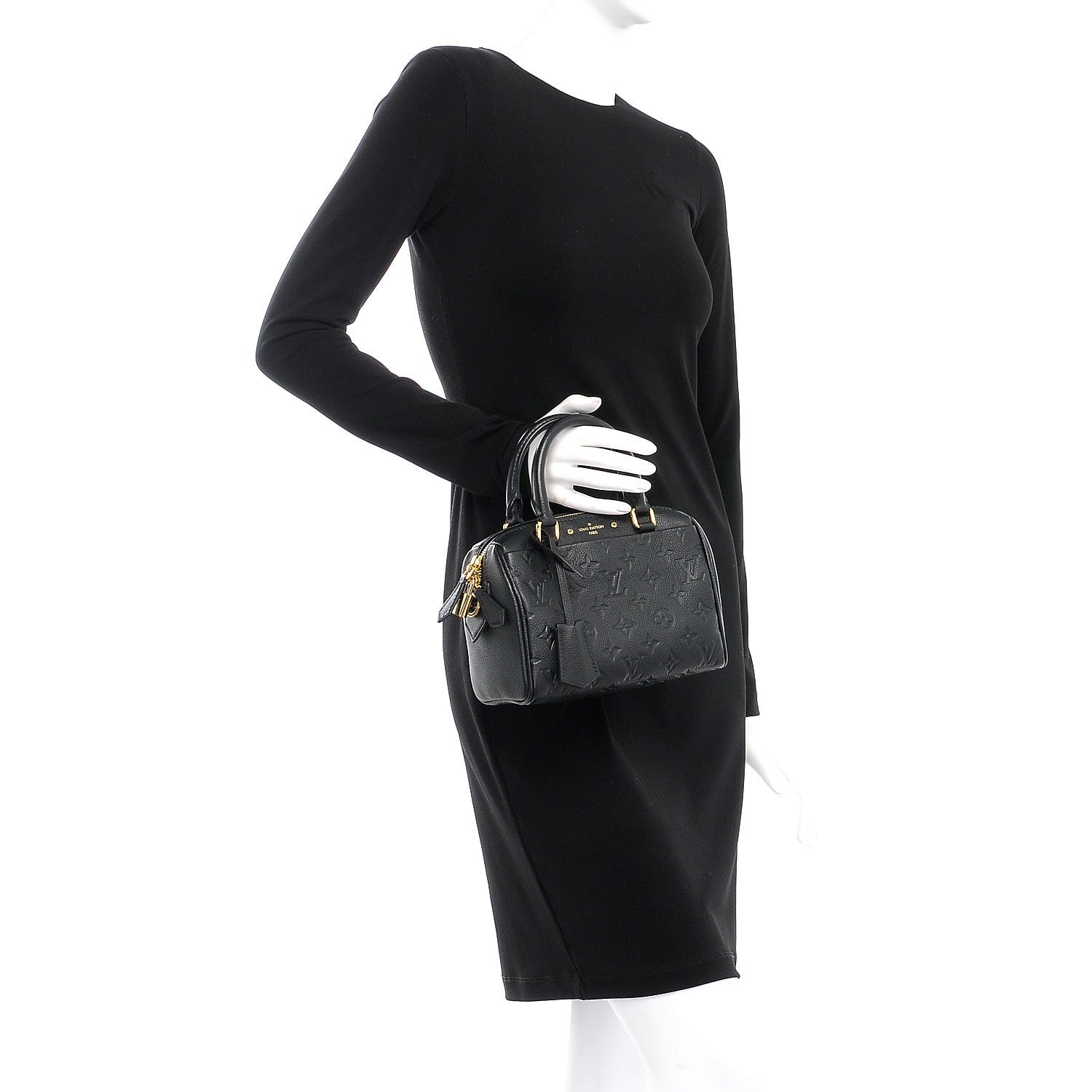 Louis Vuitton Empreinte Speedy Bandouliere 20 NM Black 3 of 8