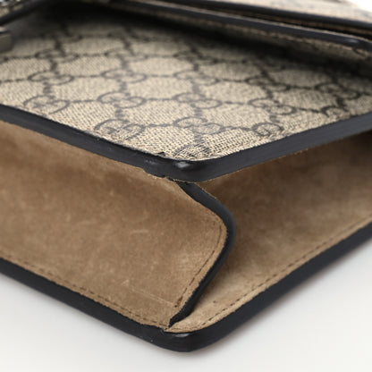 Gucci GG Supreme Monogram Small Dionysus Shoulder Bag Taupe 9 of 11