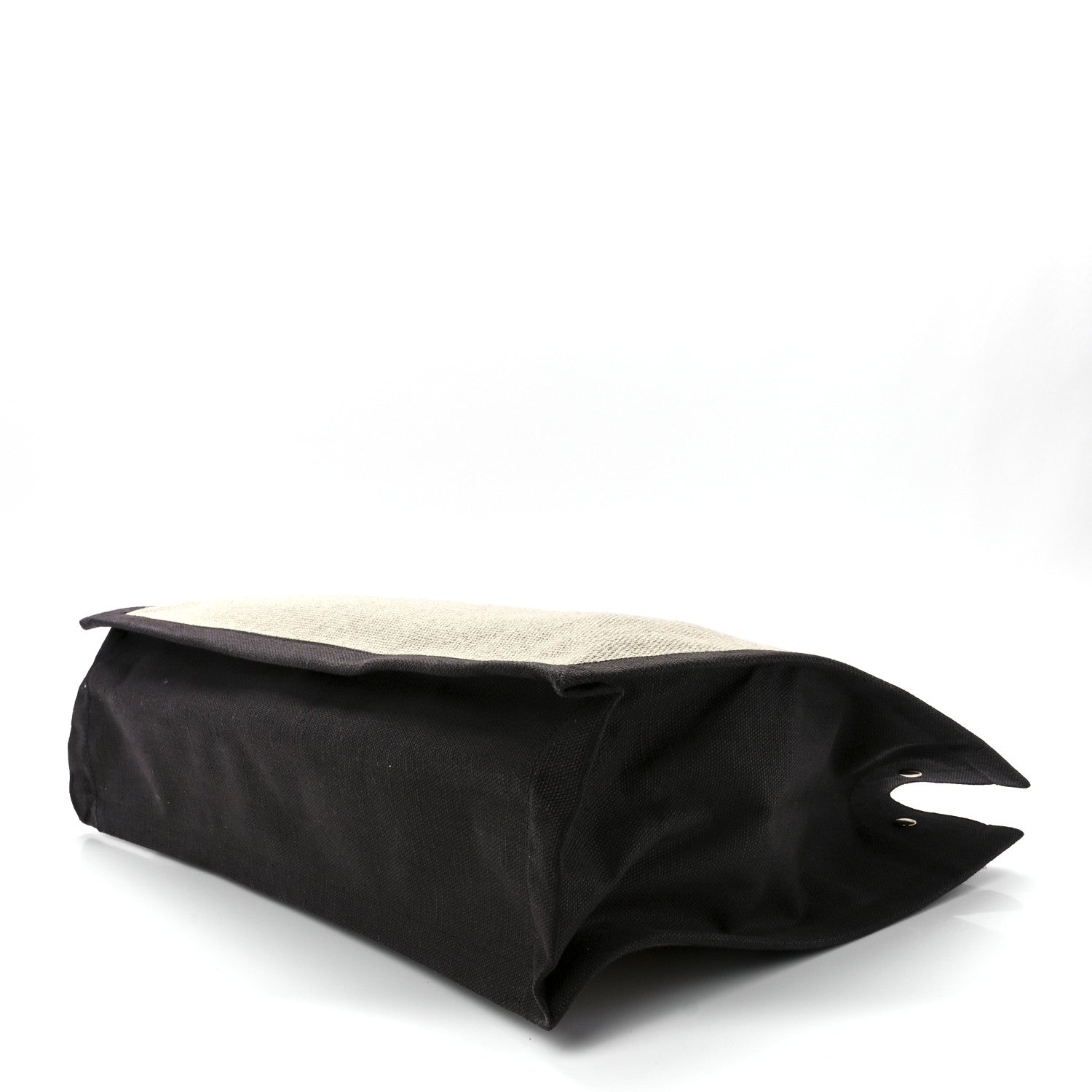 Saint Laurent Linen Calfskin Rive Gauche Tote Natural 9 of 11