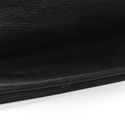 Celine Lambskin Large Trio Crossbody Bag Black 10 of 11
