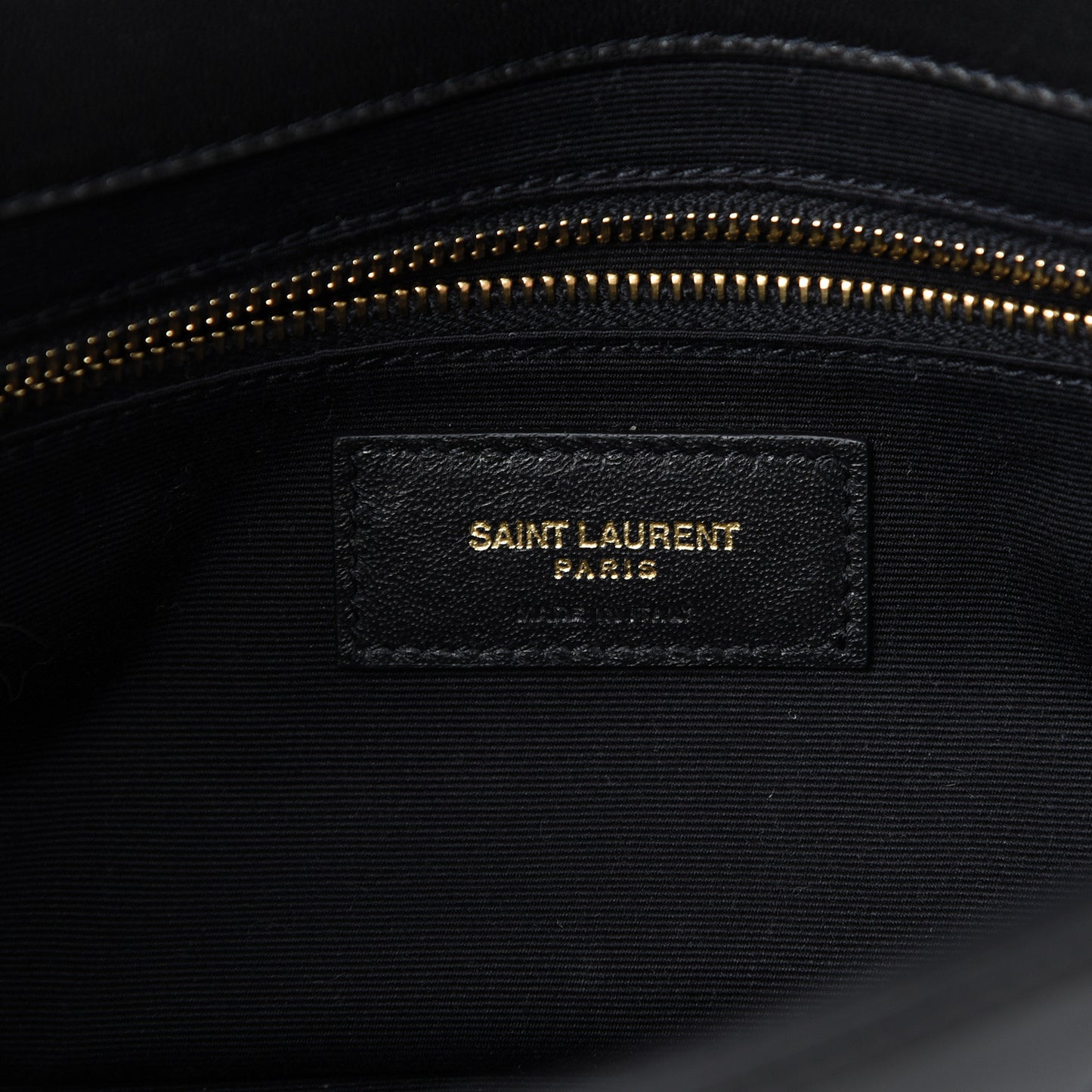 Lambskin Patchwork Monogram Medium Jamie Black