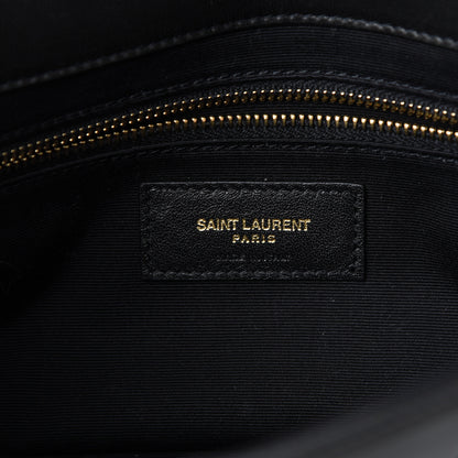 Saint Laurent Lambskin Patchwork Monogram Medium Jamie Black 5 of 11