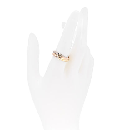 Cartier 18K Pink Yellow White Gold Small Trinity Ring 56 7.5 2 of 6
