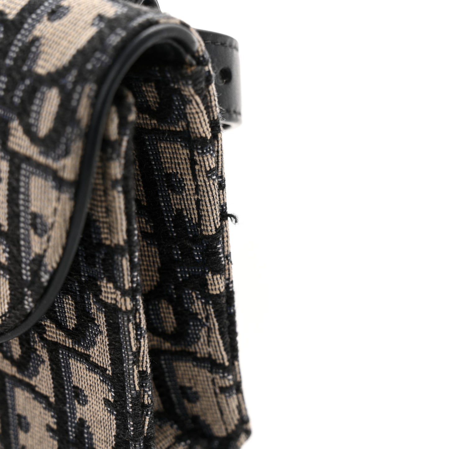 Oblique Saddle Belt Bag Blue