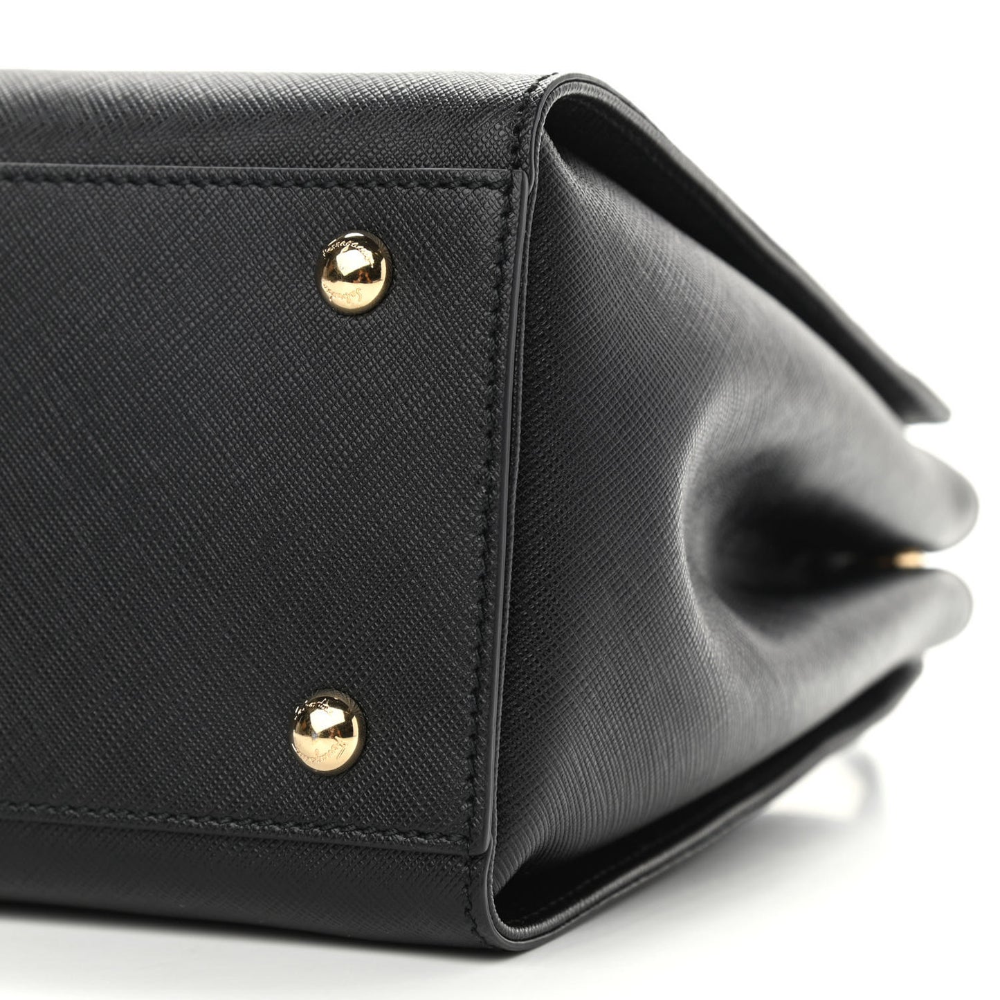 Printed Calfskin Beky Tote Black