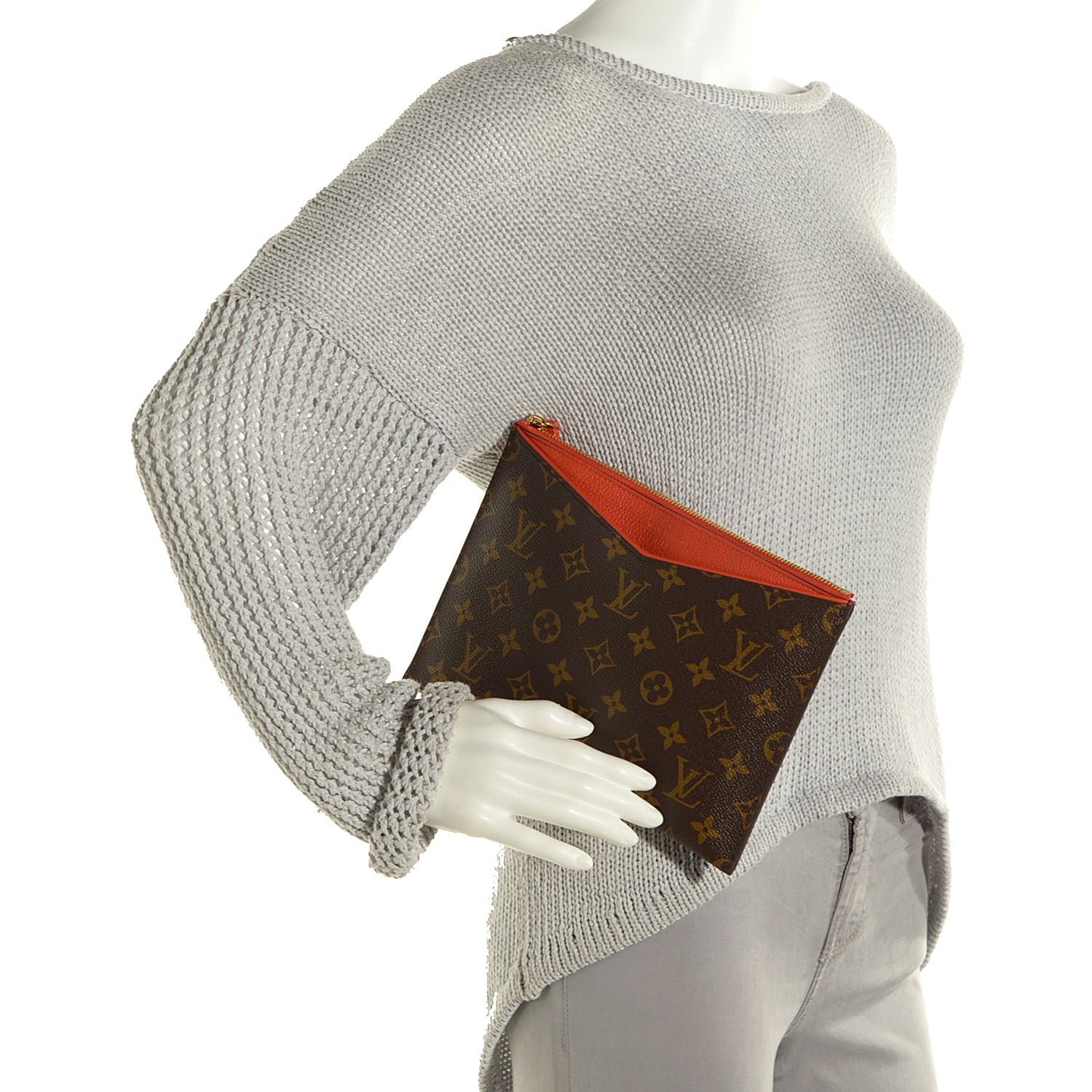 Louis Vuitton Monogram Pallas Pochette Piment 2 of 6