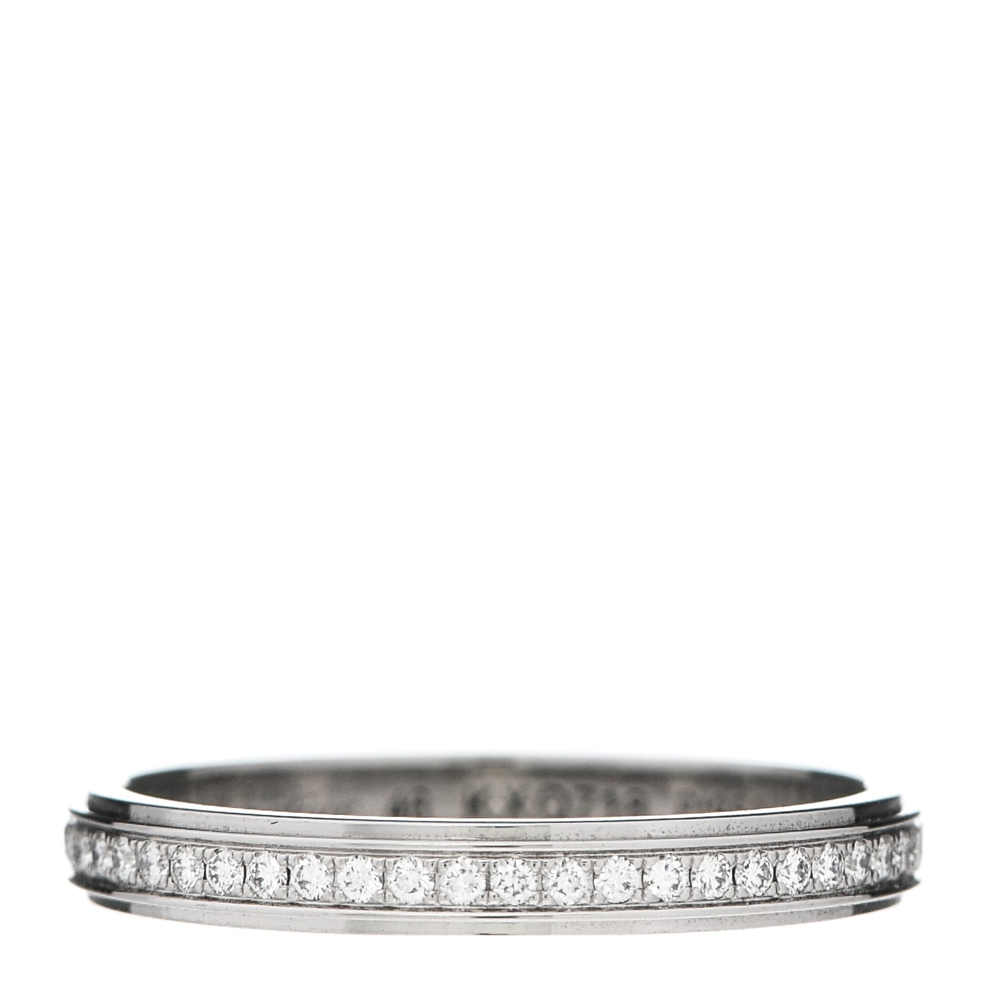 Platinum Diamond 2.3mm D'Amour Wedding Band Ring 46 3.75