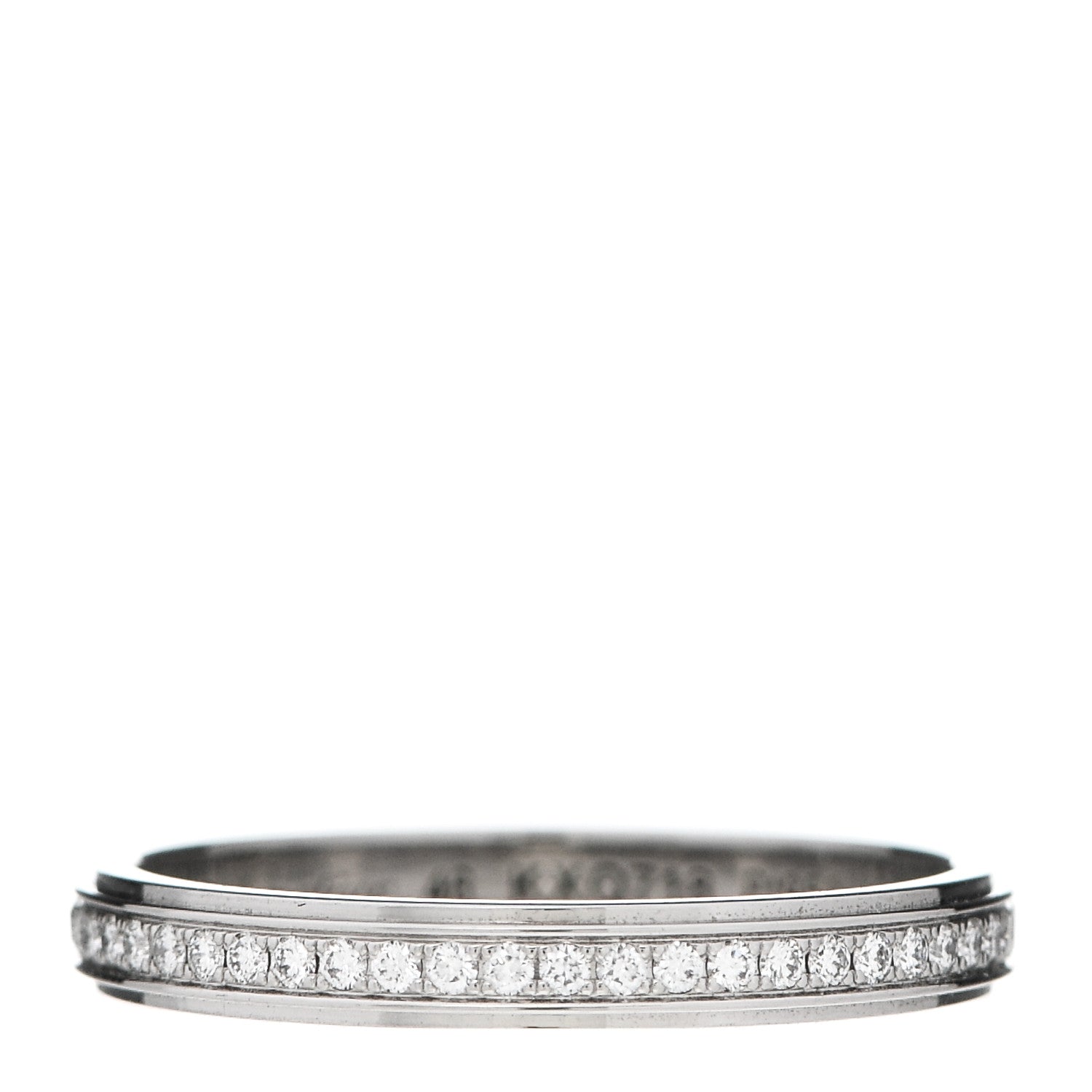 Cartier Platinum Diamond 2.3mm D'Amour Wedding Band Ring 46 3.75 1 of 6