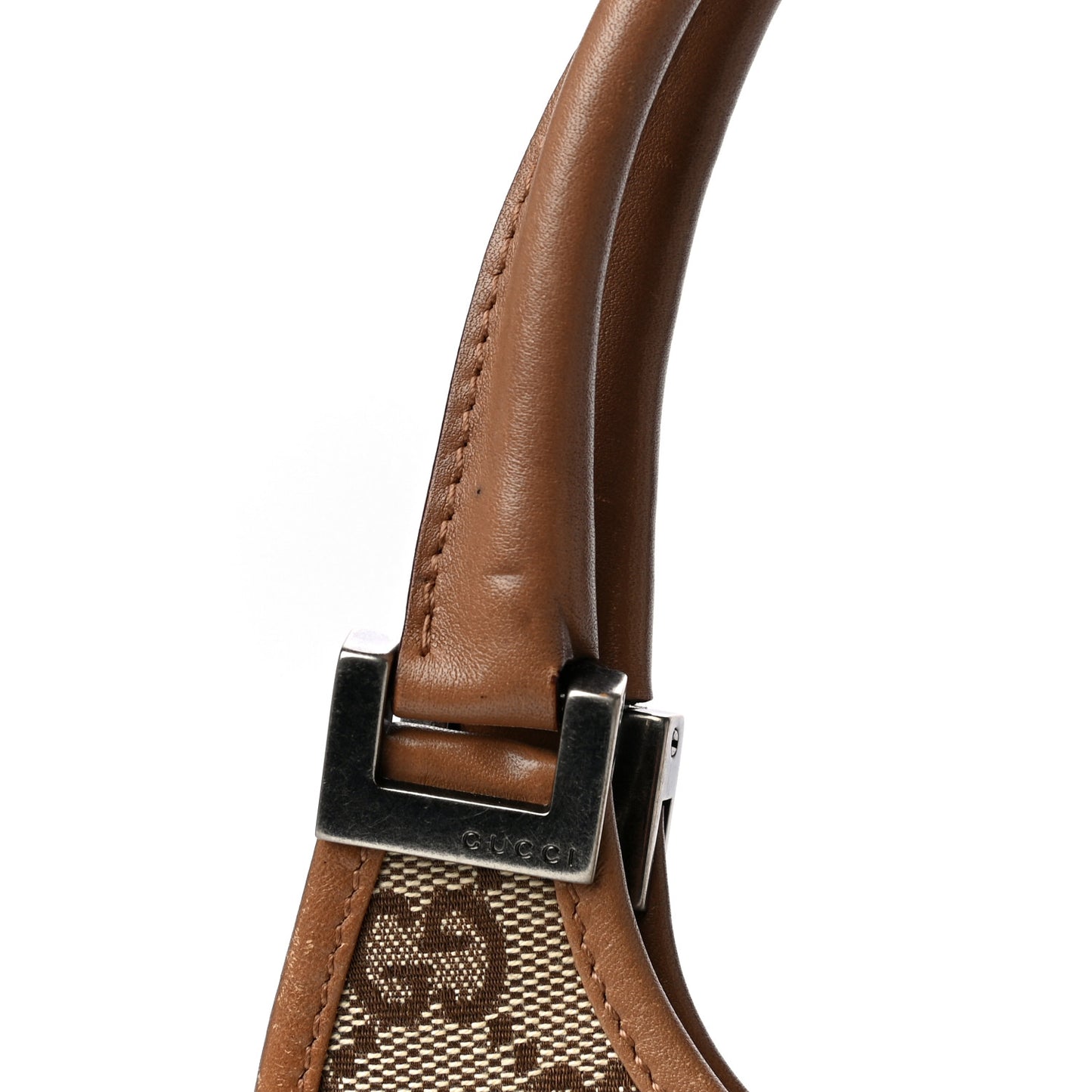 Monogram Small Bardot Bag Brown