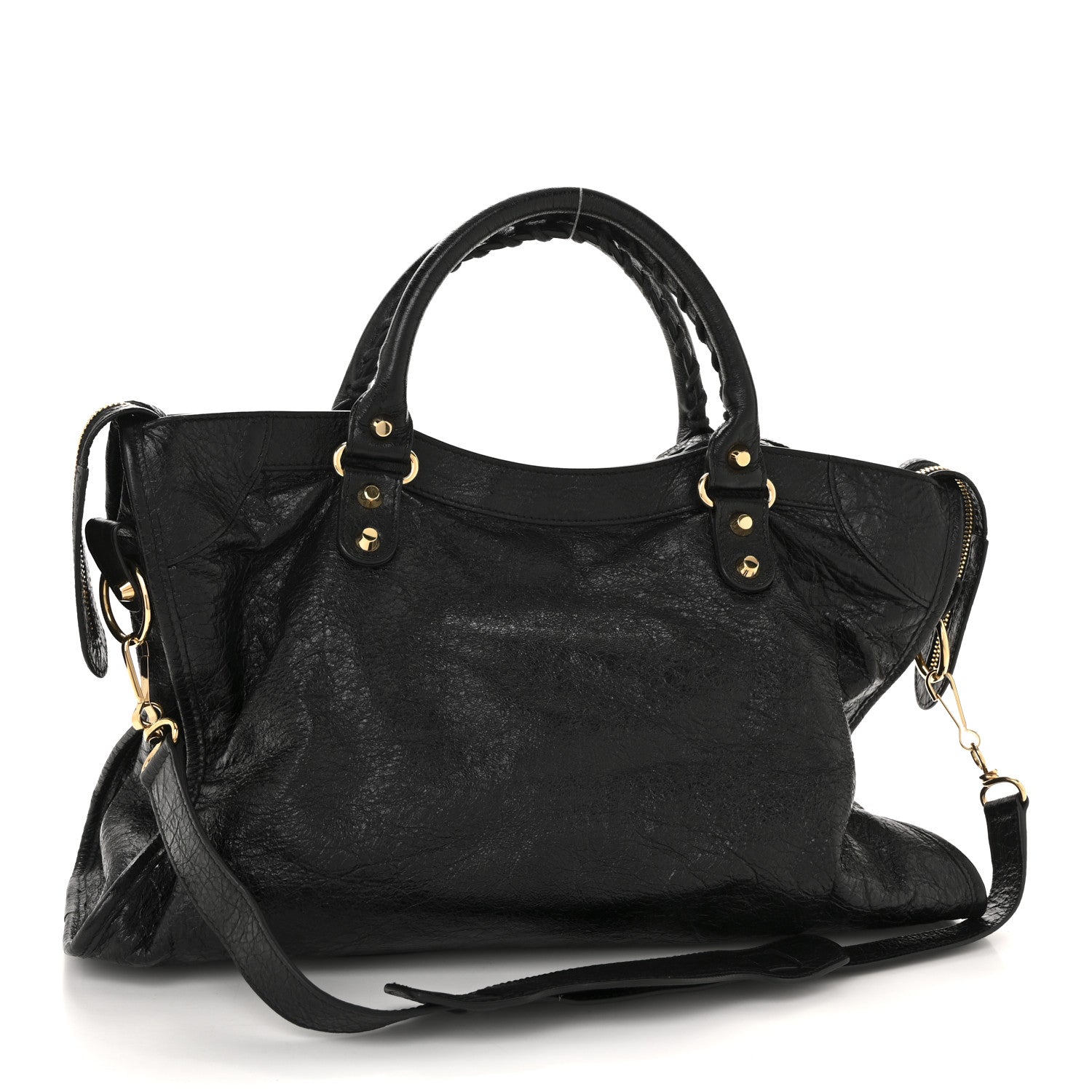Balenciaga Agneau Classic Gold Hardware City Black 4 of 12