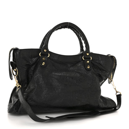 Balenciaga Agneau Classic Gold Hardware City Black 4 of 12