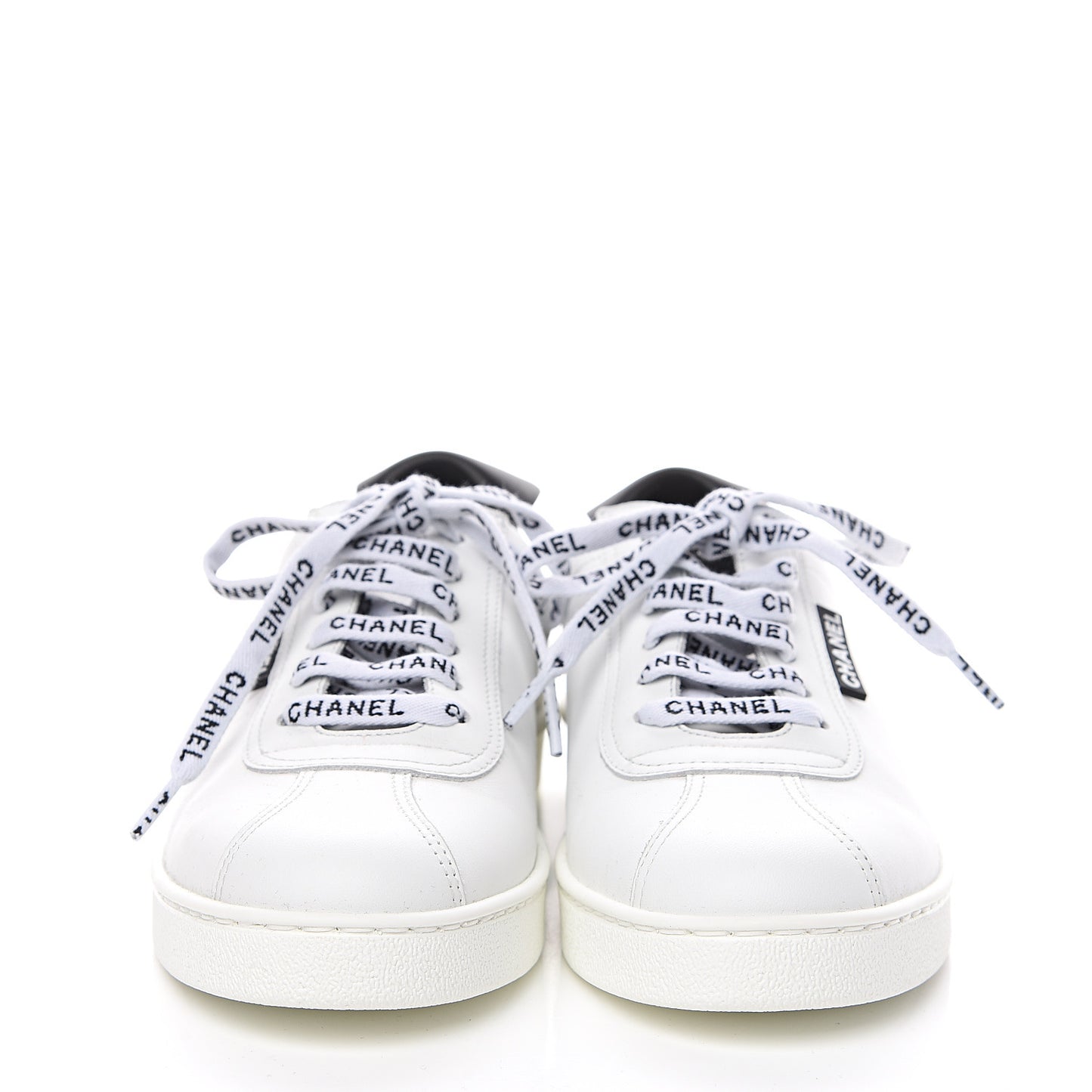 Calfskin CC Sneakers 38 White