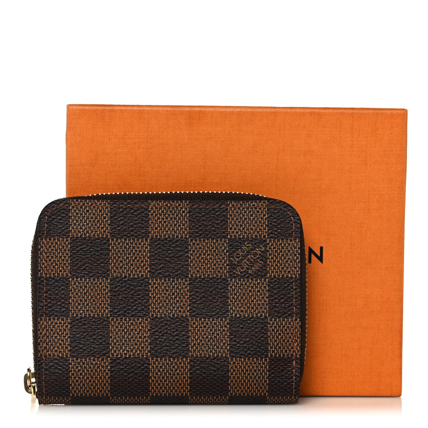 Damier Ebene Zippy Coin Purse