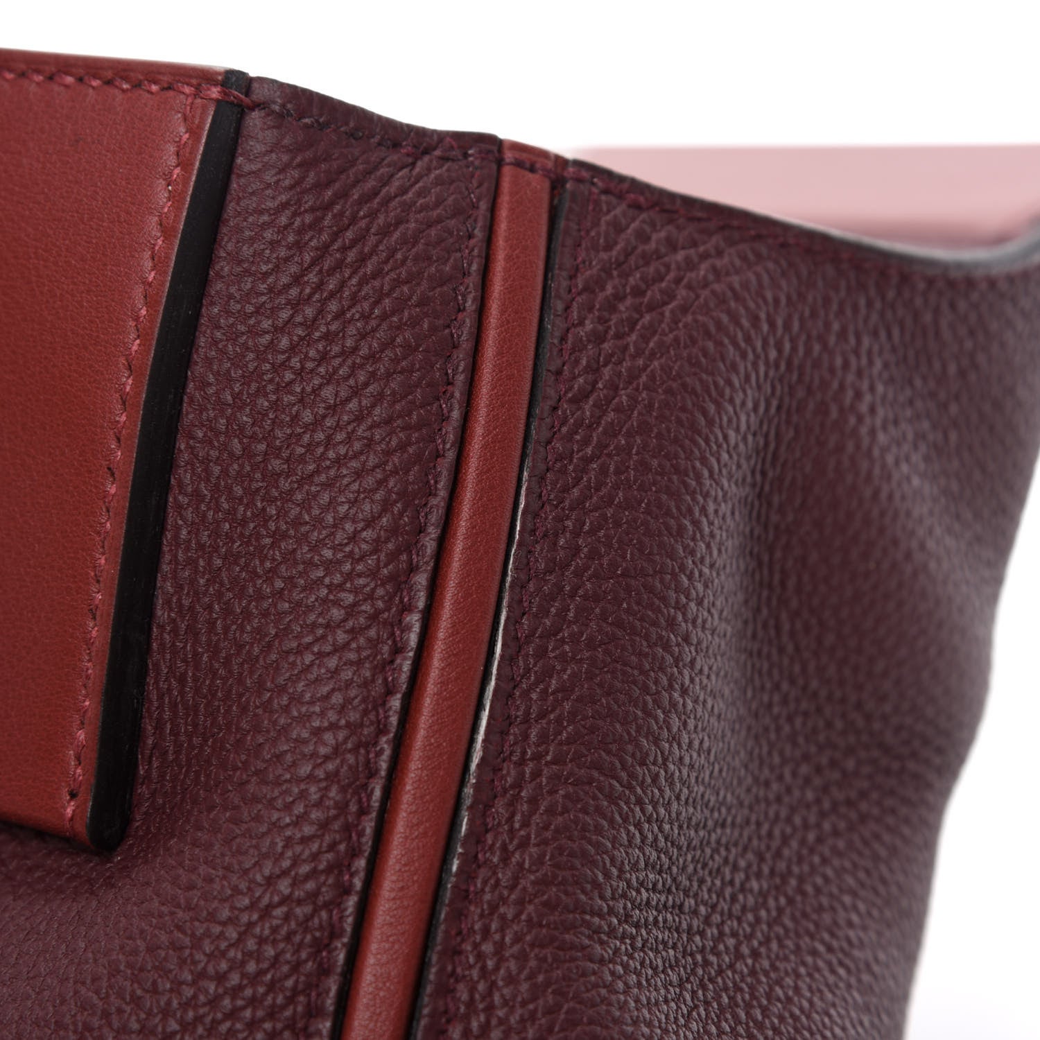 Hermes Togo Swift 24/24 35 Bordeaux Rouge H 9 of 13