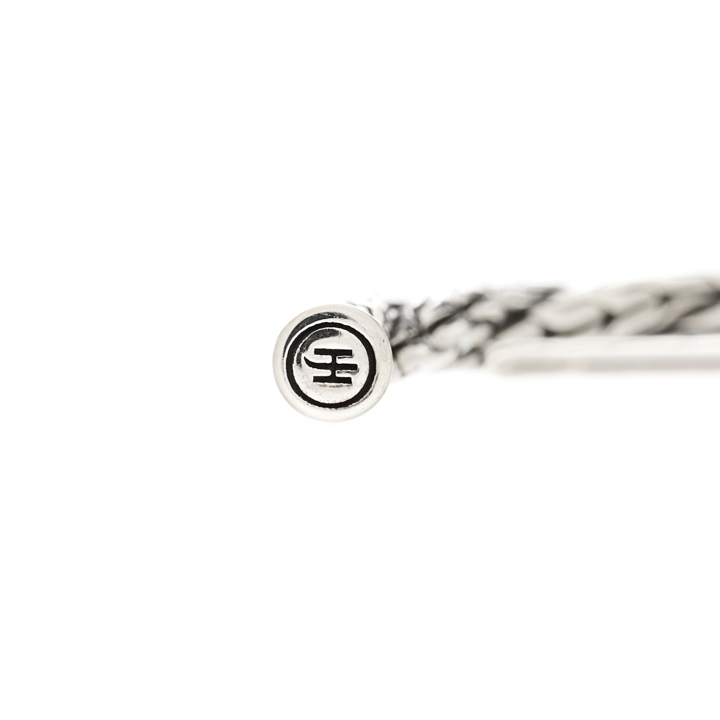 Sterling Silver Black Sapphire Classic Chain Hoop Earrings