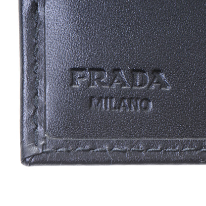 Prada Trappeur Mens Billfold Wallet Black 7 of 8