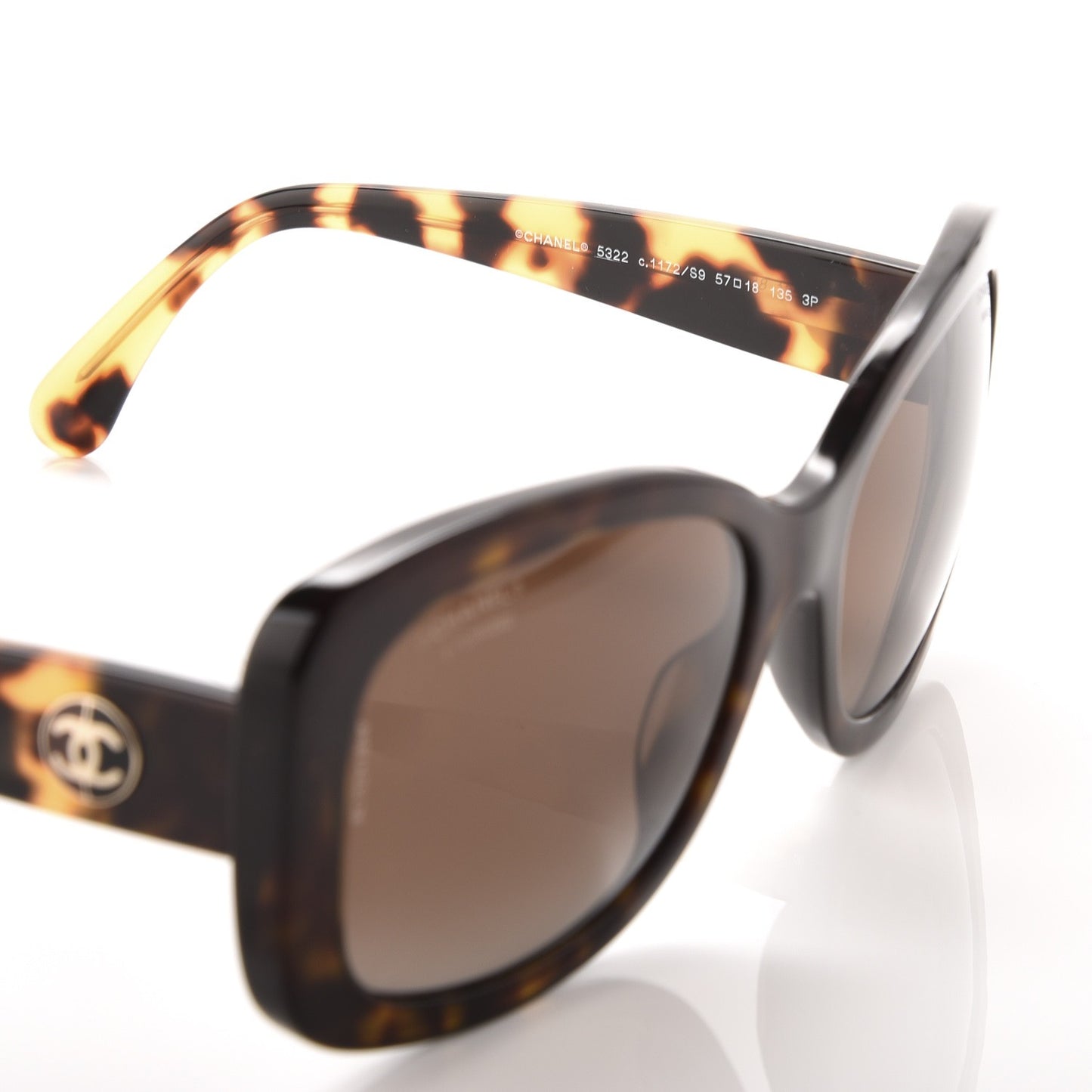 Acetate Polarized CC Sunglasses 5322 Marron Fonce