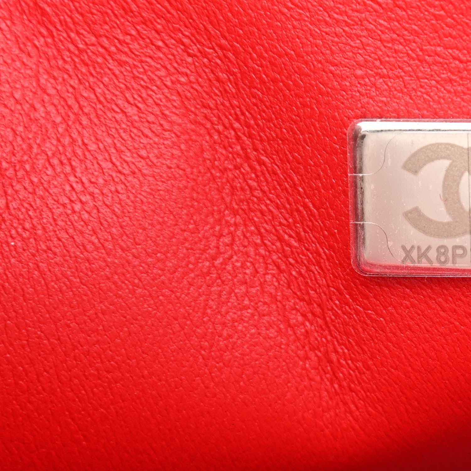 Chanel Tweed Quilted Mini Rectangular Flap Red Grey 7 of 10