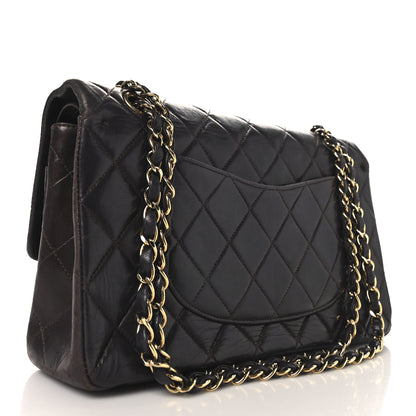 Chanel Lambskin Quilted Medium Double Flap Burgundy 3 of 14