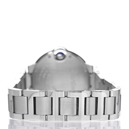 Cartier Stainless Steel Diamond 33mm Ballon Bleu De Automatic Watch 4 of 9