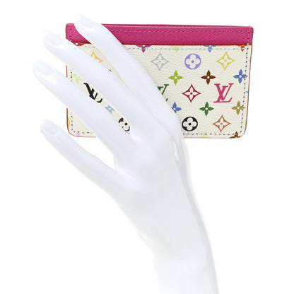 Louis Vuitton LV X TM Monogram Multicolor Card Holder Kawaii Pink 2 of 6