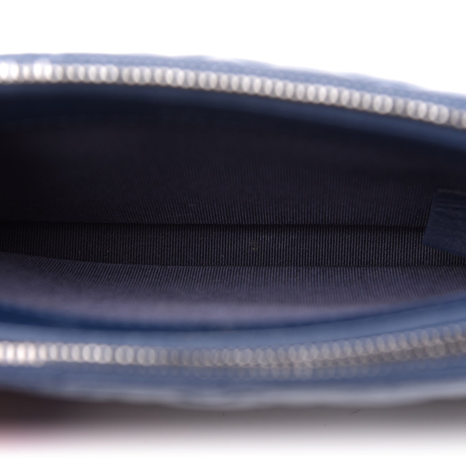 Chanel Aged Calfskin Quilted Small Gabrielle Clutch With Chain Navy Blue 5 of 14