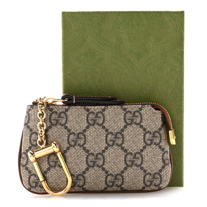 Gucci GG Supreme Monogram Key Case Brown 10 of 10