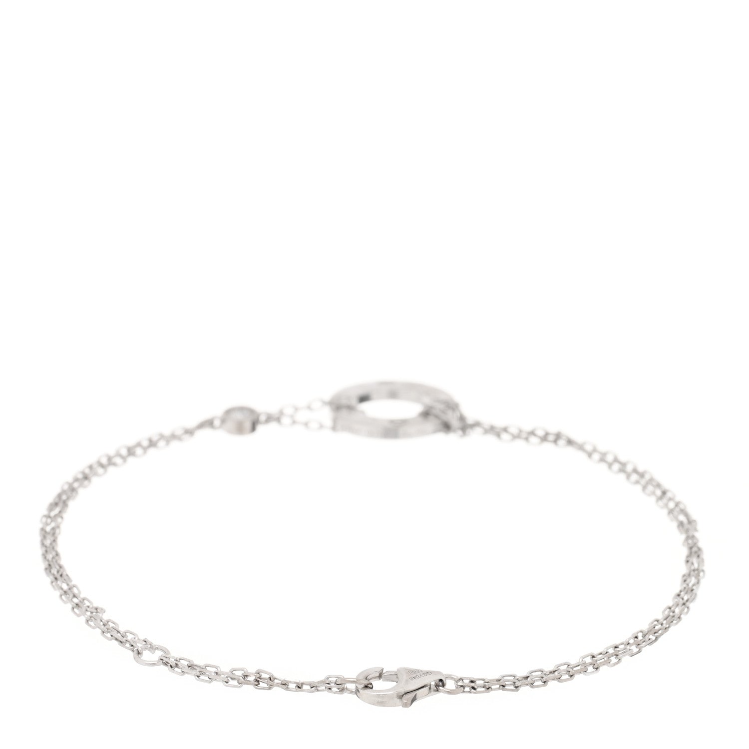 Cartier 18K White Gold Diamond LOVE Bracelet 2 of 3