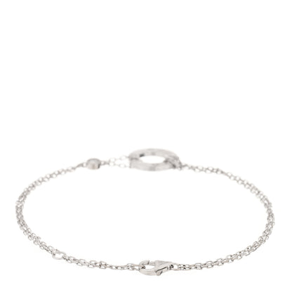 Cartier 18K White Gold Diamond LOVE Bracelet 2 of 3