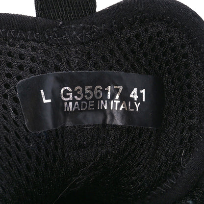 Chanel Fabric Suede Calfskin CC Sneakers 41 Blue Black Dark Green 8 of 8