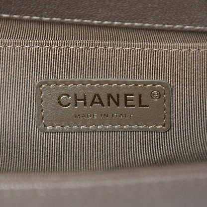 Chanel Caviar Quilted Medium Boy Flap Khaki 6 of 8