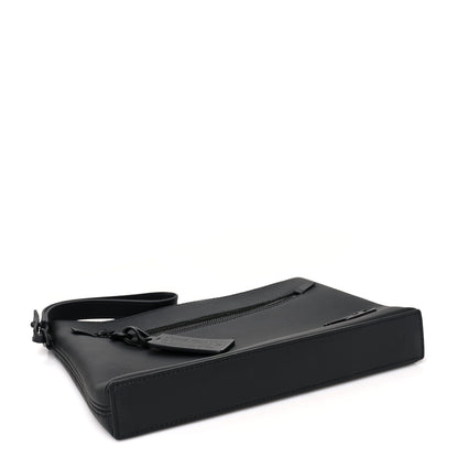 Louis Vuitton Grained Calfskin Aerogram Takeoff Pouch Black 4 of 7