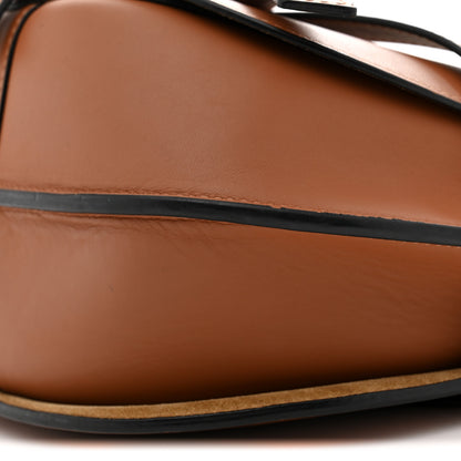 Loewe Calfskin Jacquard Small Gate Dual Bag Tan 10 of 11