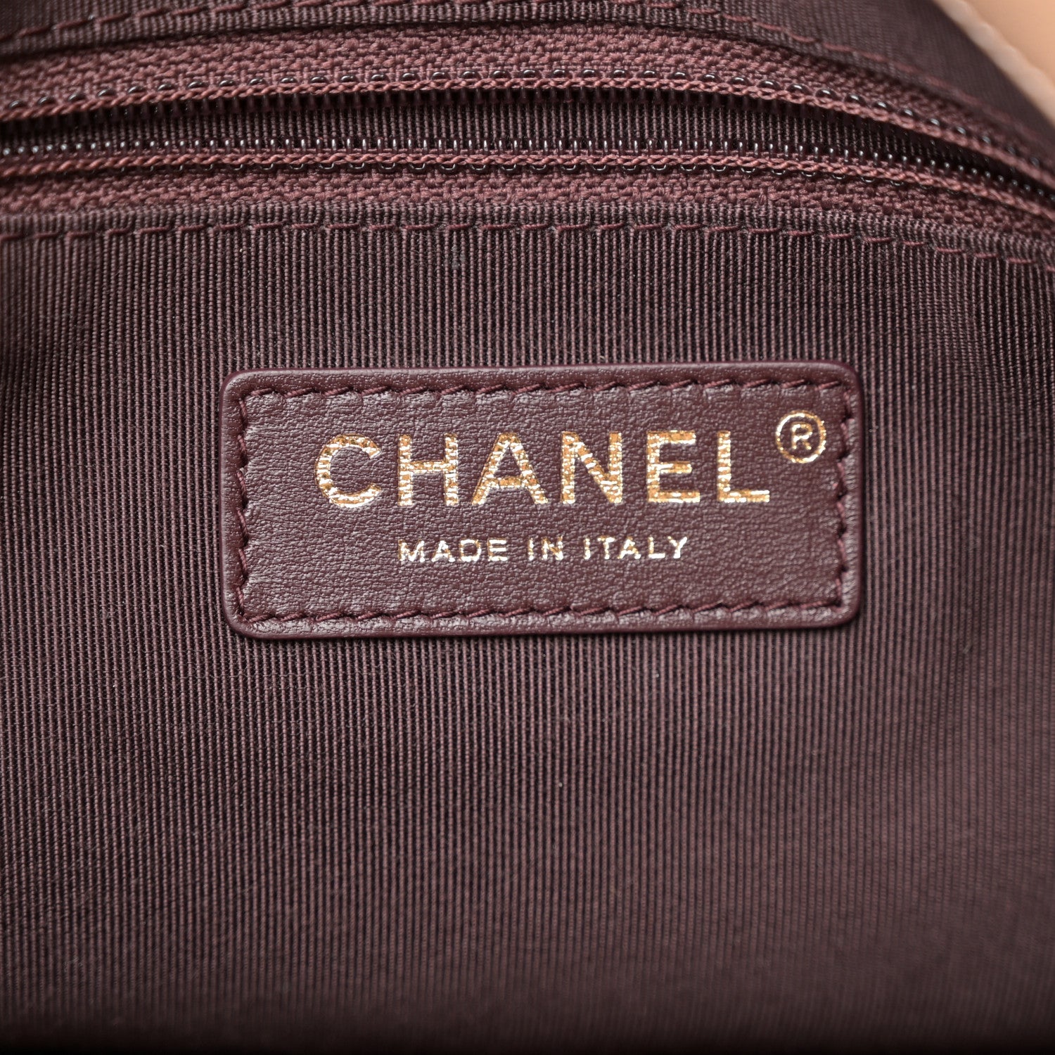 Chanel Shearling Small Shopping Chain Bag Beige 6 of 12