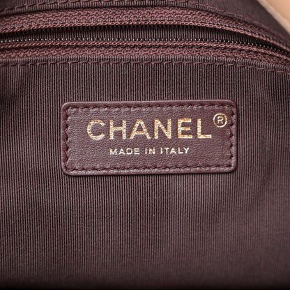Chanel Shearling Small Shopping Chain Bag Beige 6 of 12