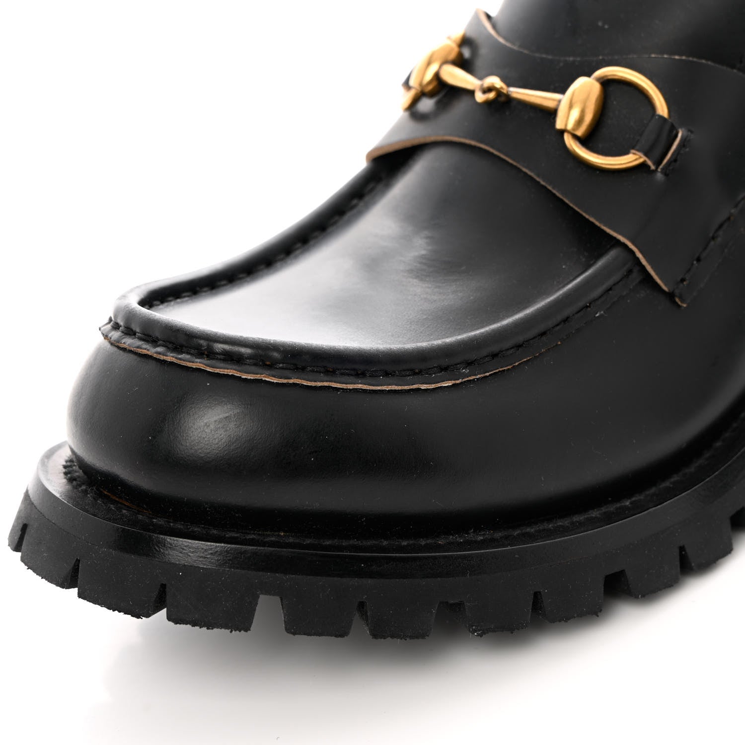 Gucci Cordovan Lux Mens Harald Horsebit Ankle Boots 10 Black 12 of 13