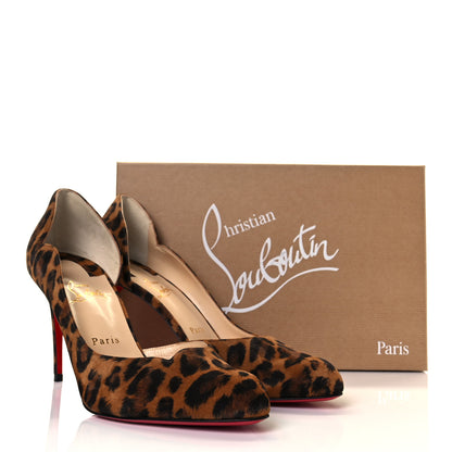 Christian Louboutin Veau Velours Kitty Round Chick 85 Pumps 41 Brown 25 of 27