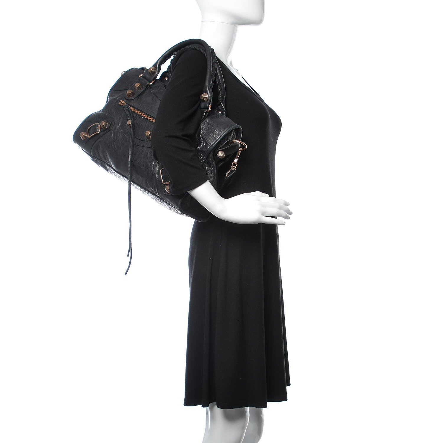 Balenciaga Agneau Giant 21 Rose Gold Hardware City Black 3 of 11