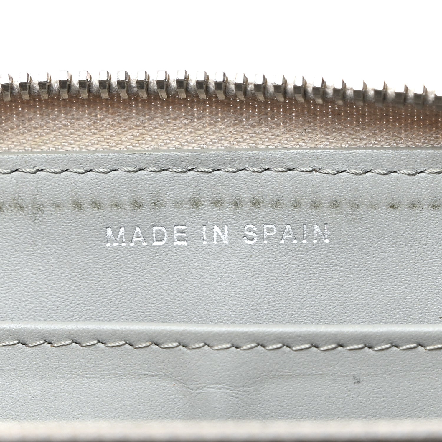 Chanel Caviar Quilted Large Gusset Zip Around Wallet Grey 6 of 12