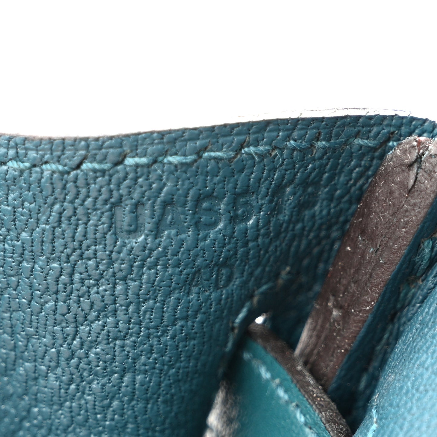 Veau Jonathan Birkin 25 Vert Bosphore