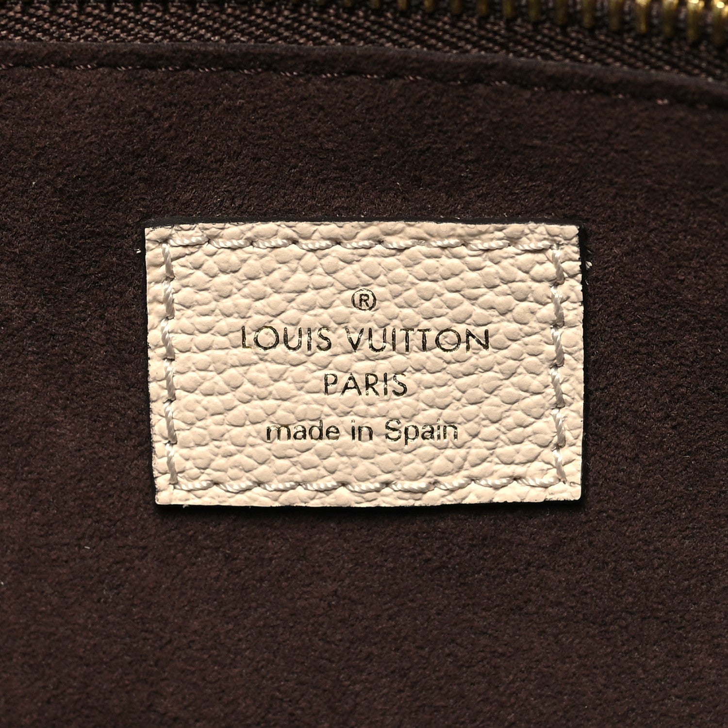 Louis Vuitton Empreinte Monogram Giant Neverfull MM Cream 7 of 10